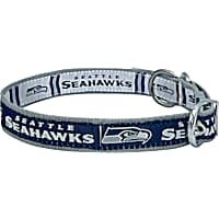 Pets First Seattle Seahawks Reversible Dog Collar