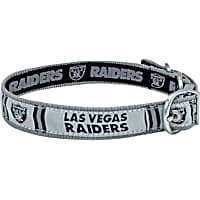 Pets First Las Vegas Raiders Reversible Dog Collar