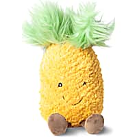 Nandog Pet Gear My BFF Collection Pineapple Plush Dog Toy with Squeaker