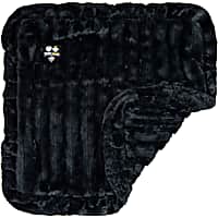 Bessie and Barnie Black Puma Ultra Plush Faux Fur Pet Super Soft Reversible Blanket
