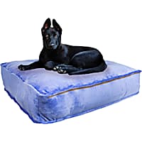 Bessie and Barnie Periwinkle Ultra Plush Faux Fur Luxury Shag Durable Sicilian Rectangle Pet Bed