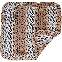 Bessie and Barnie Aspen Snow Leopard Ultra Plush Faux Fur Pet Super Soft Reversible Blanket