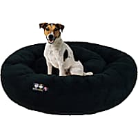 Bessie and Barnie Ultra Plush Deluxe Comfort Black Snuggle Pet Bed