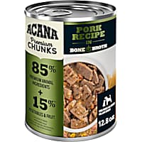 ACANA Pork Recipe Premium Chunks in Bone Broth Grain-free Wet Dog Food