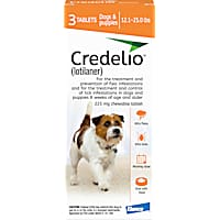 Credelio Chewable Tablets for Dogs 12.1-25 lbs