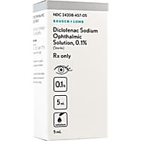 Diclofenac Sodium Ophthalmic Solution 0.1%