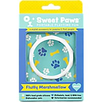 SWEET PAWS Wearable Fluffy Marshmallow Silicone Puppy Teether Chew Toy