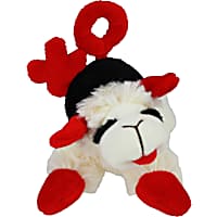 Multipet International Lamb Chop with Valentine's Day X and O Headband Dog Toy