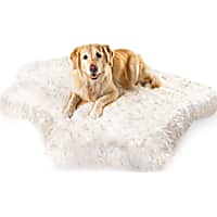 Paw Brands Polar Bear PupRug Animal Print Memory Foam Dog Bed