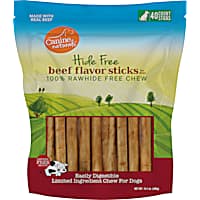 Canine Naturals Rawhide Free Beef Recipe Sticks for Dogs