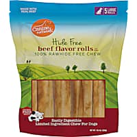 Canine Naturals Rawhide Free Beef Recipe Large Dog Chews