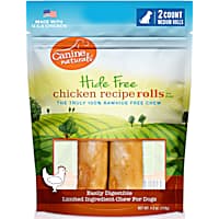 Canine Naturals Rawhide Free Chicken Recipe Medium Dog Chews