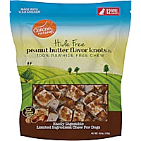Canine Naturals Rawhide Free Peanut Butter Recipe Mini Knots