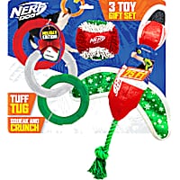 Nerf Shaggy Ball, Ring Tug and Launching Duck Dog Toy