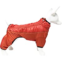 Pet Life Red 'Aura-Vent' Lightweight 4-Season Stretch and Quick-Dry Full Body Dog Jacket