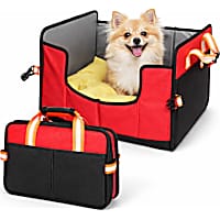 Pet Life Red 'Travel-Nest' Folding Travel Cat and Dog Bed
