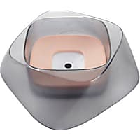 Pet Life Pink 'Hydritate' Anti-Puddle Cat and Dog Drinking Water Bowl