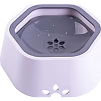 Pet Life Grey 'Everspill' 2-in-1 Food and Anti-Spill Water Pet Bowl