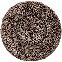 Pet Life Brown 'Nestler' High-Grade Plush and Soft Rounded Dog Bed