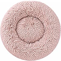 Pet Life Pink 'Nestler' High-Grade Plush and Soft Rounded Dog Bed