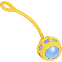 Pet Life Orange 'Tug-O-Warp' Fetching Tugging and Chew Squeaking TPR Dog Toy