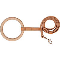 Pet Life Brown 'Ever-Craft' Boutique Series Beechwood and Leather Designer Dog Leash