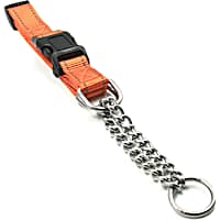 Pet Life 'Tutor-Sheild' Martigale Safety and Training Chain Dog Collar