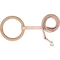 Pet Life Pink 'Ever-Craft' Boutique Series Beechwood and Leather Designer Dog Leash