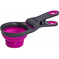 Dexas Fuchsia Collapsible KlipScoop for Dogs