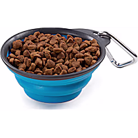 Dexas Pro Blue Collapsible Travel Cup for Dogs