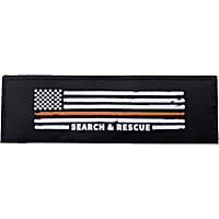 Julius-K9 Orange Line USA Flag Patch for Dogs