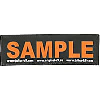 Julius-K9 Custom-Made Orange Patch for Dogs