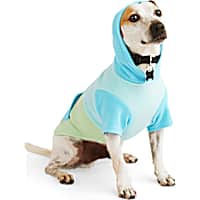 BOBS from Skechers Blue & Green Colorblocked Dog Hoodie