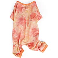 YOULY Pink/Orange Tiedye Dog Pajama