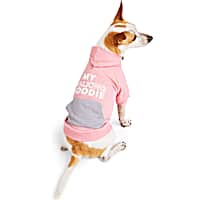 YOULY Pink Walk Dog Hoodie