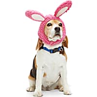 YOULY Pink Easter Bunny Dog Hat