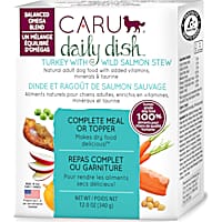 CARU Daily Dish Turkey with Salmon Stew Wet Dog Food