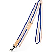 YOULY Blue & Tan Stripe Dog Leash
