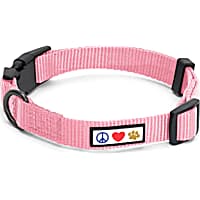 Pawtitas Solid Color Millennial Pink Puppy or Dog Collar