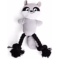 Petco Plush Racoon with Rope Dog Toy
