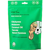 Wild One Organic Veggie Burger Baked Treat for Dogs