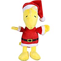 Fetch for Pets Holiday Woodstock Santa Plush Squeaky Dog Toy