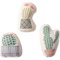 PetShop by Fringe Studio Potted Cactus Canvas Dog Toy Set