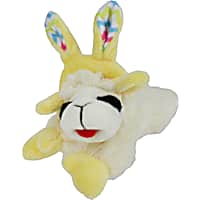 Multipet International Yellow Lamb Chop Pastel Bunny Ears Dog Toy