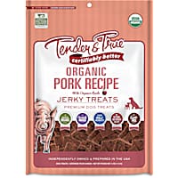 Tender & True Pet Nutrition Organic Pork with Organic Apple Jerky Dog Treats