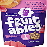 Fruitables Tuna and Pumpkin Deliciously Healthy Cat Treats