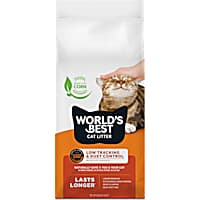 World's Best Cat Litter Low Tracking & Dust Control Unscented Flushable Multi Cat Litter
