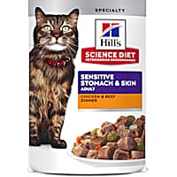 Hill's Science Diet Adult Sensitive Stomach & Sensitive Skin Chicken & Beef Cat Food