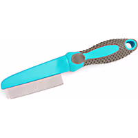 Well & Good Prostyle Dual-Row Flea Comb for Dogs
