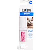 Well & Good Pink & Clear Cat Nail Caps